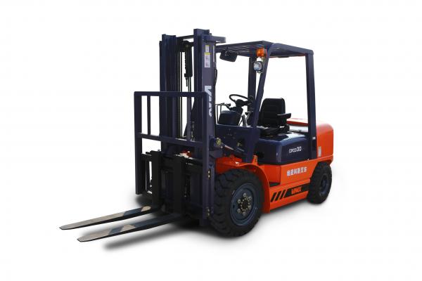 Buy 3.5 Ton Diesel Engine Electric Forklift Truck , Forklifts Used In Warehouses at wholesale prices