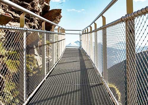 20x20mm Plain Weave Metal Stainless Steel Wire Rope Mesh