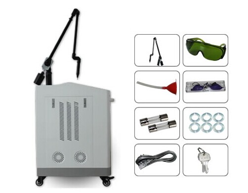 1500mj high energy q-swtiched newest professional laser tattoo removal machine