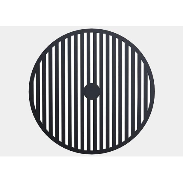 Large Size 3mm Thick Fire Grill Corten Steel Outdoor Cooking BBQ With Circle Plancha