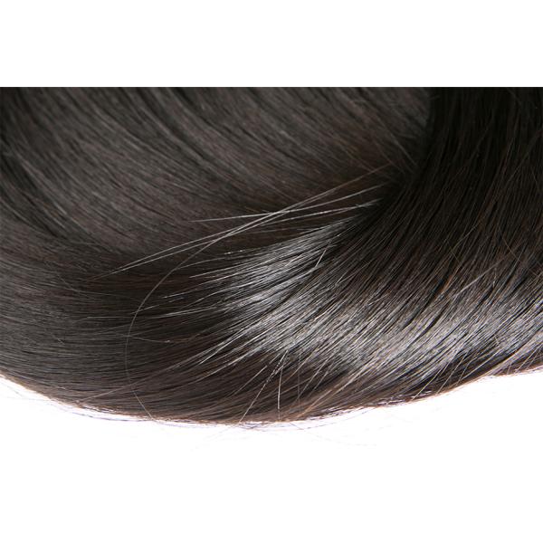 Healthy And Thick End 100% Indian Remy Human Hair Weave Natural Color For Ladies