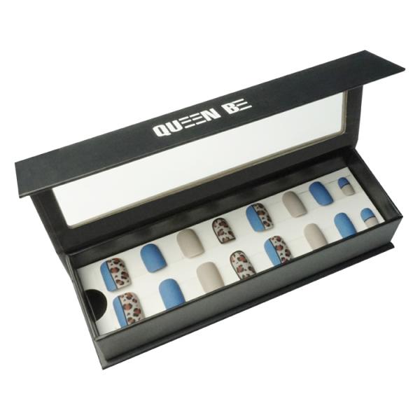 Custom Logo Luxury Empty False Nail Gift Box for Press On Nails Packaging