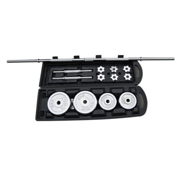 0.5kg 1.25kg 2.5kg 5kg chromed plate cast iron adjustable dumbbell barbell sets 50kg