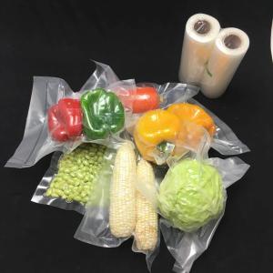 Quality Airtight Meat In Vacuum Packaging Bag PE Transparent Side Gusseted for sale