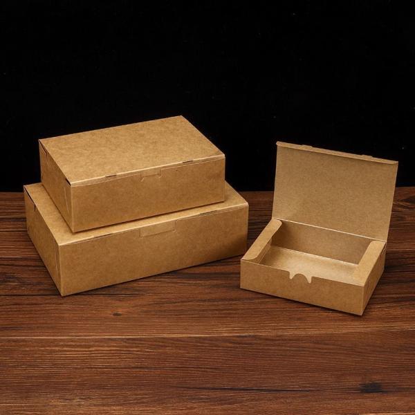 White Cardboard Paper Packaging Food Box for Restaurant Fast Food Snack Fried Chips Chicken Box