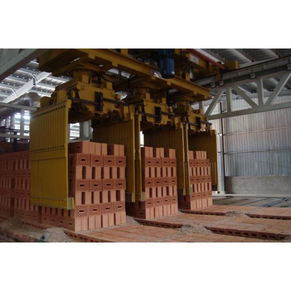 Length 150m-170M Red Brick Manufacturing Plant Clay Block Making Plant Twice Setting System