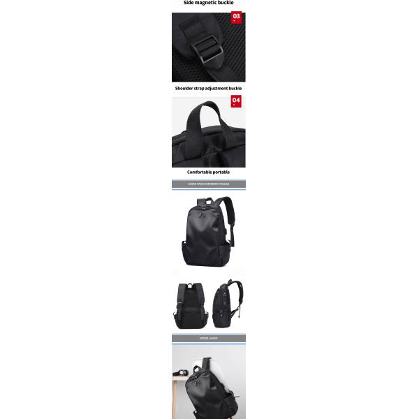 OEM Logo Lightweight Travel Backpack Waterproof Anti Theft Laptop Bag With USB