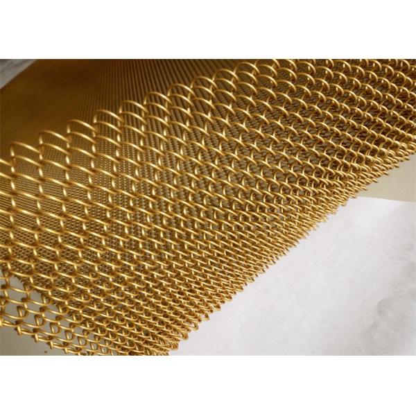 8*8mm Room Divider Metal Coil Drapery Curtain In Interior And Exterior