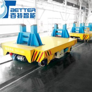 Quality Paper Making Cable Reel Powered Rail Electric Transfer Cart for sale