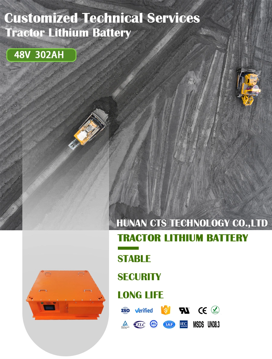 Rechargeable 48V 300ah Lithium Battery, 48V 300ah IP67 Li-ion LFP Battery Pack, 48V 300ah LiFePO4 Electric Tractor Battery