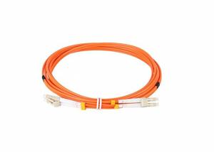 Quality Duplex Fiber Optic Cable LC to LC LSZH 50/125 Multimode 3 Meters for sale