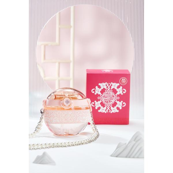 Motivational Gym Fitness Sports Travel Tritan Water Bottle With Chain 1l