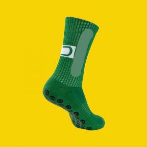 Quality 100% Cotton Mens Football Regular Sport Grip Socks Lace Socks for sale