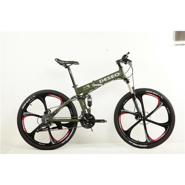 Chinese manufacturer disc brake 24 speed 26 inch alloy folded mountain bike with mag wheel