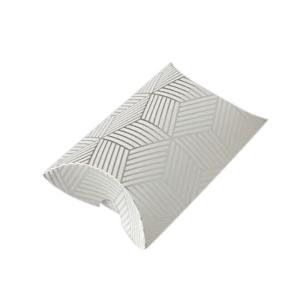 Quality Creative sliver stamping candy packaging pillow box stripe printed for sale