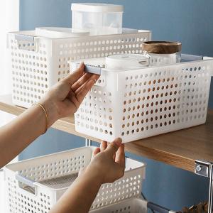 Quality 14x30cm Plastic Storage Basket Drawer Organizers Rectangle for sale