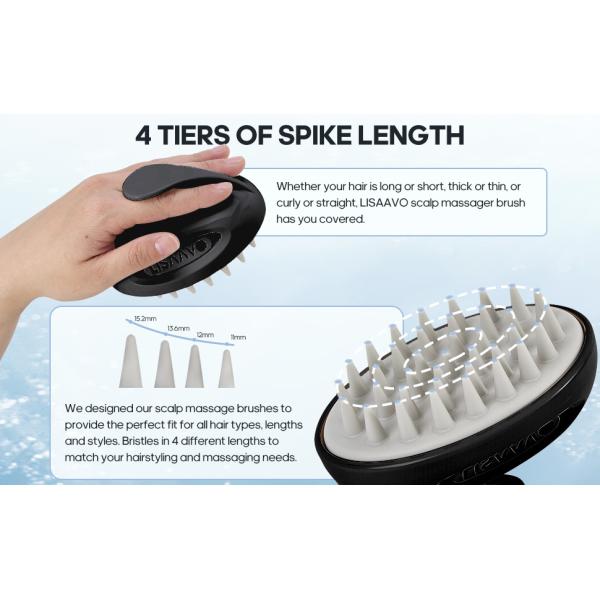 Hair Washing Scalp Massager side view