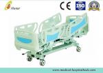 ABS Adjustable Coated Steel Frame Hospital Electric Beds, ICU Bed With Soft