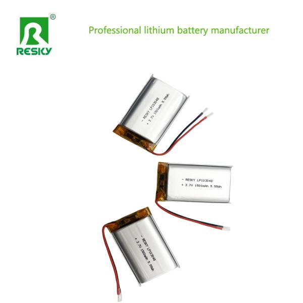 Lithium Polymer Battery Cell 3.7V 1500mAh 103048 For Digital Device