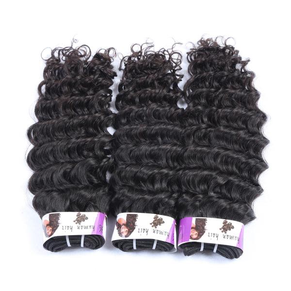 Black Rose wholesale grade 7A Deep Wave peruvian virgin human hair