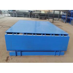 Quality Dock Door Levelers Workshop Automatic Dock Plate with Safety Bars Efficient 8T Heavy-Duty Strong Steel Loading Platform for Warehouses for sale