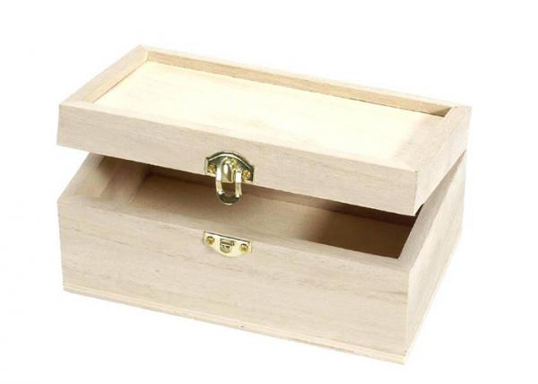 Buy Large Jewellery Box , Engraved Wooden Jewelry Box With Custom Made Logo at wholesale prices