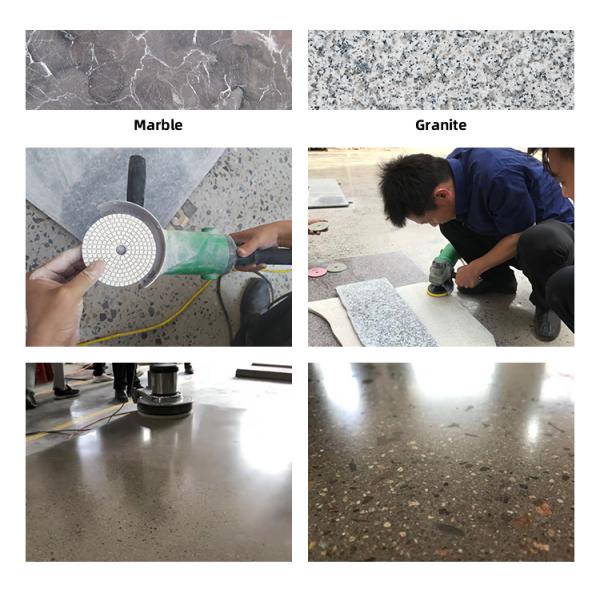 Concrete Diamond Polishing Pads Wet Polishing Pad For Angle Grinder