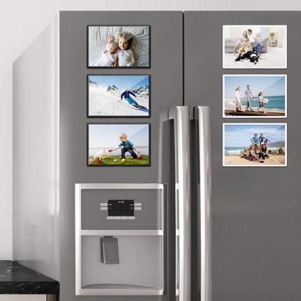 Custom Peel And Stick Photo Frames 8x10'' PVC Plastic Picture Frames