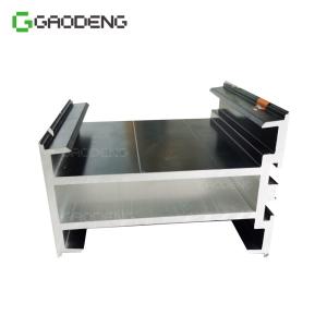 Quality Powder Coated Aluminium Construction Profiles Wood Grain Anodized for sale