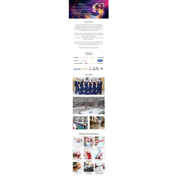 BSCI Long Ferrule 10 Piece Makeup Brush Set for Powder