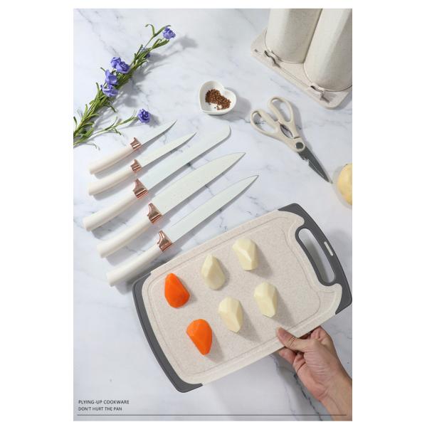 19Pcs Kitchen Utensil Set Easy to Clean Wooden Kitchen Utensils, Cooking Utensils for Nonstick Cookware Kitchen Gadgets