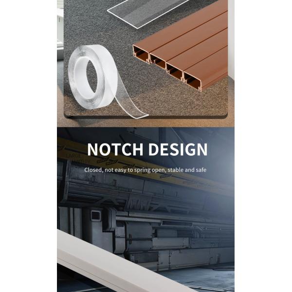 Extrusion Profile Plastic Cable Duct PVC Floor Trunking PVC Conduit Trunking