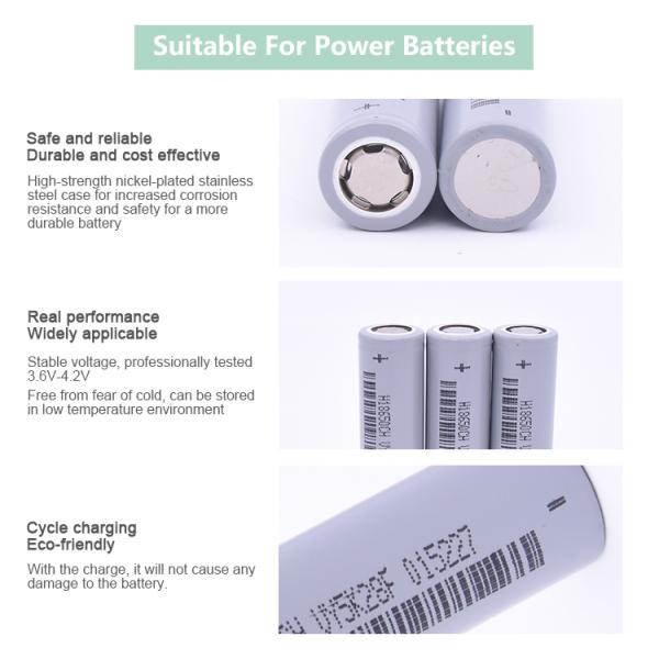 Beauty Apparatus Lithium Ion Battery Cell 18650 3.6V 3.7V 2500Mah High Rate 20A 30A Discharge Current Power Type Li-ion Battery