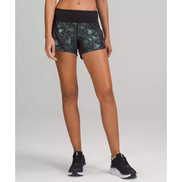 Women'S Work Out Shorts Zipper Phone And Key Pocket On Back Waist Band