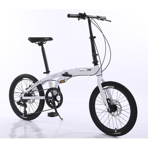 Custom Foldable 20 Inch GOMID Folding City Bike with SHIMANO TX30-7 Speed Gear Shift Lever and Aluminium Alloy Frame