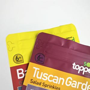 Free samples Heatproof Resealable Aluminum Foil Meal Packaging Flat Bottom