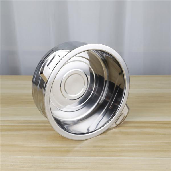 2L Double Wall Kitchen Soup Pots Stainless Steel 410 Food Keep Warm Pot