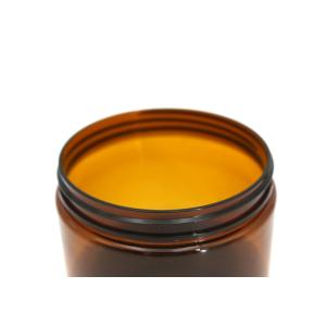 Amber PET 64mm 300ml Clear Cosmetic Jars