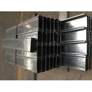 Quality Q235 , Q195 Galvanised Steel Purlins With Structural Steel Secondary Structure for sale