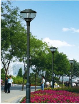 3M 3.5M 4M 5M Outdoor Commercial Courtyard Light Aluminum Shape led light for garden and park