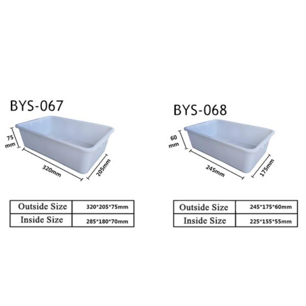 Rectangular Plastic Supermarket Kindergarten Storage Box Thickened Fresh Box Basket