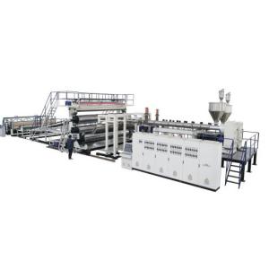 China EVA PE PVC TPO  Geomembrane Waterproof Sheet Extrusion Machine on sale