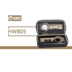 Quality 24 Piece Portable Watch Box , Watch Storage Display Box PU Velvet Material for sale