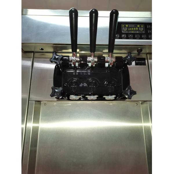 110-220V/50-60Hz Soft Serve Ice Cream Maker Machine 3 Flavors Commercial Ice Cream Making Machines for Food Beverage Shops