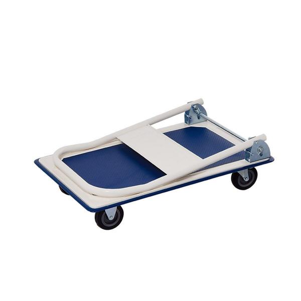 Heavy Duty Folding Platform Cart 150kg Rolling Flatbed Cart Hand Truck Cart