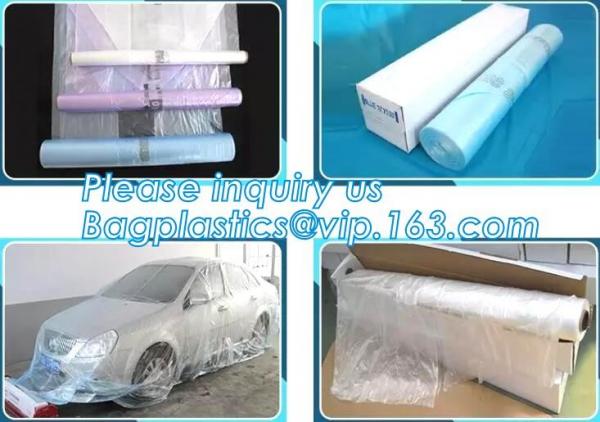make to order painter drop dust sheet,dust proof transparent dust sheet cover made in china, transparent plastic cover s
