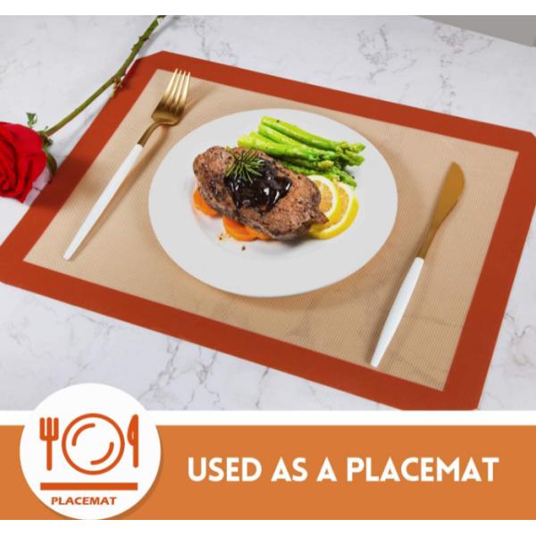 Non-Stick Silicone Baking Mat Premium Food Safe kitchen Baking Pan Mat