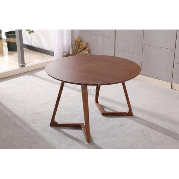 Modern Wooden Style Ash Wood Round Dining Table