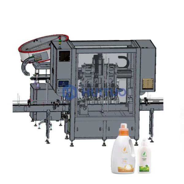 Automatic Linear Screw Bottle Servo Capping Machine With Cap Elevator And Sorter