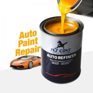 China Smooth Automotive Base Coat Paint High Solid Dry Single Stage Auto Paint on sale